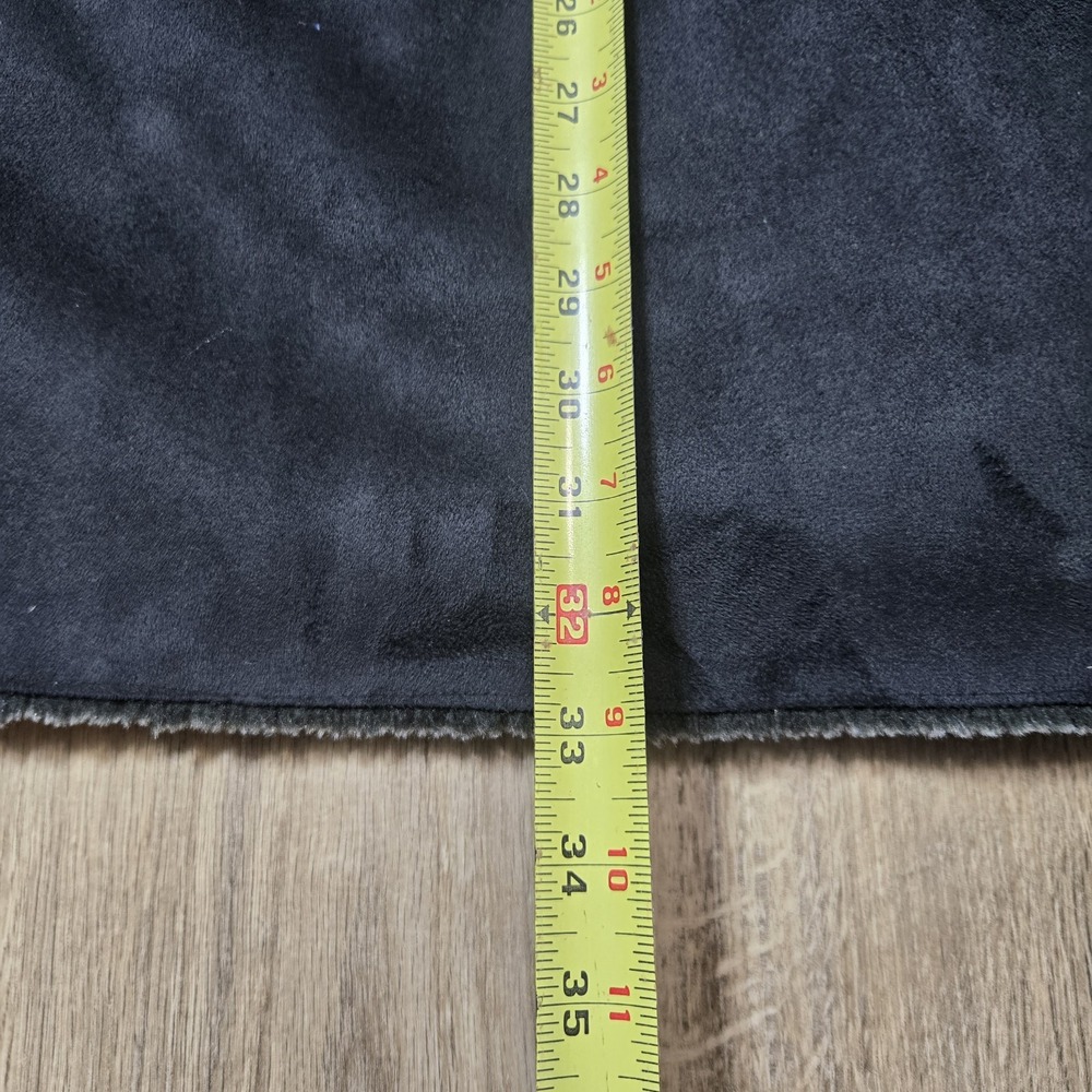 ST. JOHN'S BAY‎ WOMENS BROWN THICK FAUX SUEDE PARKA FAUX FUR LINED JACKET COAT L - Picture 11 of 12